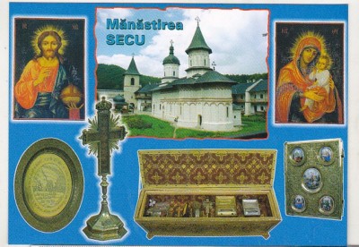 bnk cp Manastirea Secu - Vedere - necirculata foto