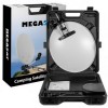 Antena Satelit Camping 40x35 cm Portabila cu LNB pentru Rulota Auto Camion