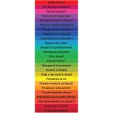 Sticker Scari - Mesaje motivationale - 25 folii de 10x100 cm