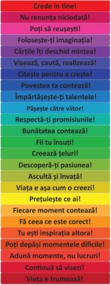 Sticker Scari - Mesaje motivationale - 25 folii de 10x100 cm foto