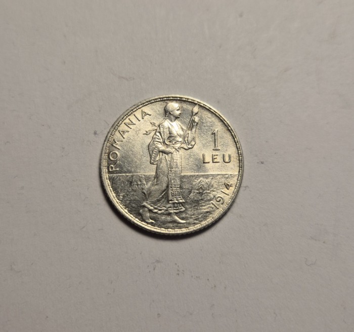 1 leu 1914 UNC Superb