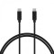 Cablu USB Type C la USB Type C 3A Choetech CC0002 1m negru