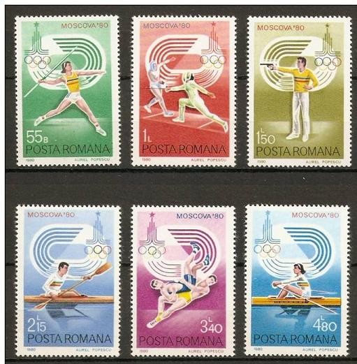 JO de vara Moscova, 1980, nr. lista 1011, MNH