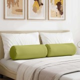 vidaXL Perne Bolster 2 pcs Verde deschis &Oslash; 25 x 70 cm țesătură 42014321