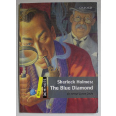 SHERLOCK HOLMES : THE BLUE DIAMOND by SIR ARTHUR CONAN DOYLE , text adaptation by BILL BOWLER , illustrated by SUSAN SCOTT , 2002 , PREZINTA INSEMNARI