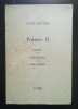 Annie Bentoiu - Poemes II: Fenetre. Quintefeuilles et autres poemes (1989)