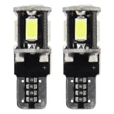 Bec Led 5SMD 5730 12V Pozitie W5W T10 Canbus 2buc - Alb Garage AutoRide, Amio
