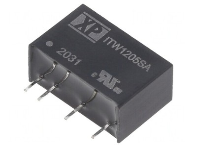 Convertor DC/DC 1W 9-18V la 5V 200mA SIP THT foto