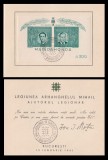 1941 Romania - Carnet filatelic colita Majadahonda (Ion Mota si Vasile Marin), Ajutorul Legionar