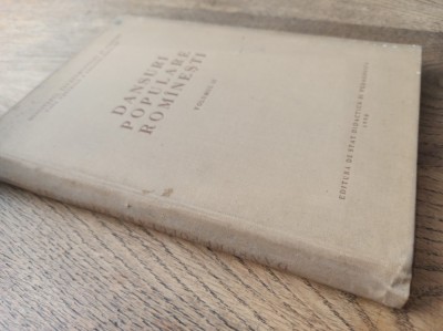 DANSURI POPULARE ROMANESTI , VOL II , 1958 *** volum rar foto