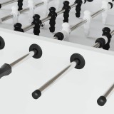 vidaXL Barele de masa de fotbal 10 pcs Negru 3 x 3 x 1,4 cm Plastic 858903