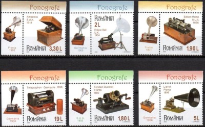 ROMANIA 2020, Colecții rom&amp;acirc;nești. Fonografe, MNH, 2275 foto