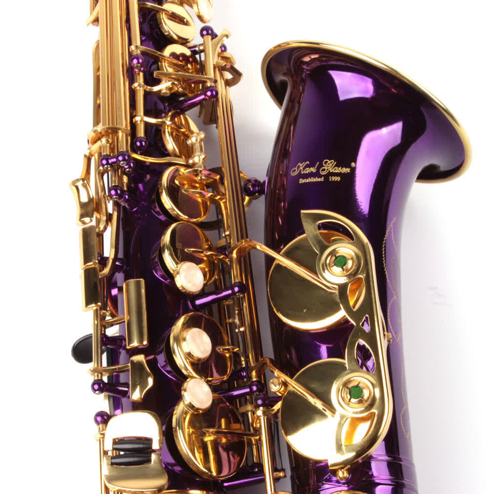 Saxofon Alto Karl Glaser MOV + clape Auriu curbat PurpleGold Saxophone  Neuenkirchen-Germany | Okazii.ro