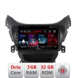 Navigatie Hyundai Elantra 2011-2013 D-092 Octa Core cu Android Radio Bluetooth Internet GPS WIFI DSP 3+32 GB 4G LENOVO LITE CarStore Technology