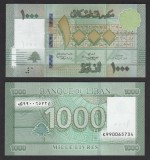 LIBAN █ bancnota █ 1000 Livres █ 2016 █ P-90cr █ SERIE K99 - REPLACEMENT █ UNC █