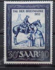 1952 SAAR MNH foto