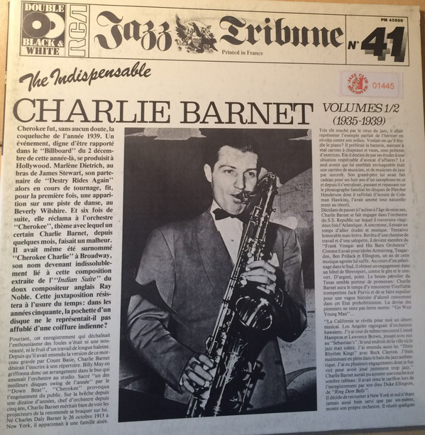 Vinil 2xLP Charlie Barnet &lrm;&ndash; Charlie Barnet Volumes 1/2 (1935-1939) (VG)