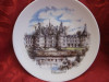 FARFURIE DECORATIVA PORTELAN LIMOGES FRANTA DECOR CASTEL CHAMBORD 21.5 CM