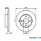 Disc de franare Fiat DUNA Weekend (146 B) 1987-1991
