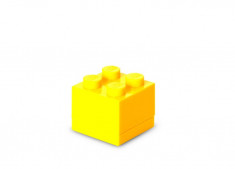 Mini cutie depozitare LEGO 2x2 galben (40111732) foto