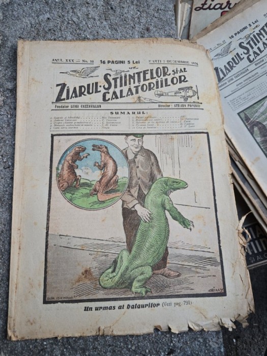 Ziarul Ştiinţelor și al Călătoriilor nr.50/1926 - Luigi Cazzavillan