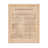 Convorbiri Literare, anul V, 12 numere, 1 martie 1871-1 martie 1872, cu &bdquo;Mortua est&rdquo; de M. Eminescu