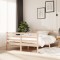 vidaXL Cadru de pat, 140x190 cm, lemn masiv de pin 3101263