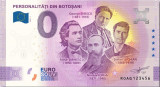 !!! 0 EURO SOUVENIR - ROMANIA , BOTOSANI - PERSONALITATI - 2023.1 - UNC