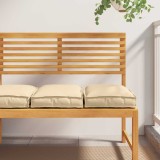 Set 2 Perne Scaun/Sezut vidaXL Bej 40x40x8cm Oxford, Interior, Umplutura Poliester, Huse Detasabile