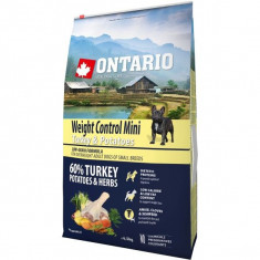 ONTARIO Weight Control Mini - turkey &amp; potatoes 6,5kg