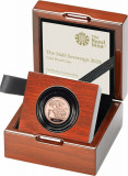 2019 Royal Mint - HALF SOVEREIGN - Gold PROOF Coin Box Coa, Europa, Aur