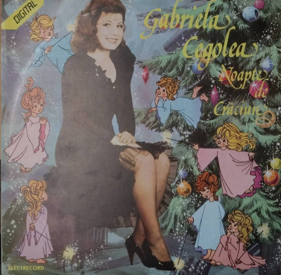 LP: GABRIELA CEGOLEA - NOAPTE DE CRACIUN, ELECTRECORD, ROMANIA 1991, EX/EX foto