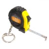 Breloc Măsurătoare, Ruletă, Retractabilă, Negru-Galben, Diametru 4cm, Lungime 1m, Oem