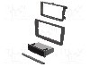 Rama adaptoare, 2 DIN, Seat, &amp;Scaron;koda, VW, black/rubber-touch, ACV - 291320-10-1-0 foto