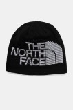 The North Face beanie cu doua fete Reversible Highline culoarea negru, NF0A7WLAYA71