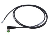 Cablu M12 4 pini unghiat 1,5m pentru senzori și automatizări Murrelektronik