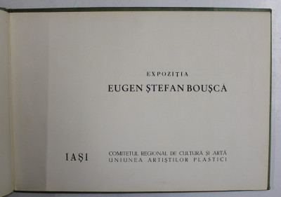 EXPOZITIA EUGEN STEFAN BOUSCA, 1964 foto