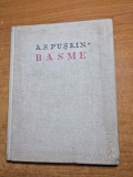 Carte pentru copii - basme - a. puskin - din anul 1962 - din anul 1962 - coperti cartonate
