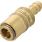 Conector Rapid cu Supapa din Alama 10bar FPM