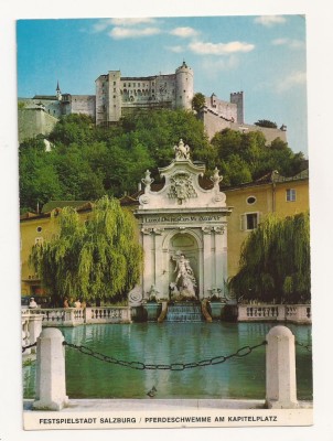 AT3 -Carte Postala-AUSTRIA- Salzburg, Kapitelplatz, necirculata foto