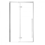 Cumpara ieftin Cabină de duș Sorrento 90x200 cu balamale, st&acirc;nga, cu finisaj Easy Clean