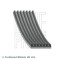 BLUE PRINT AD07R2672 Curea transmisie cu caneluri