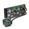 Cooler Procesor 1stPlayer X-Starship 240-bk, Lichid, 12 cm, 2 ventilatoare, aRGB