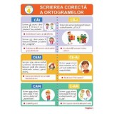 Pliant scrierea corecta a ortogramelor - Clasa 4