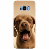 Husa silicon pentru Samsung S8 Plus, Cute Yawning Puppy