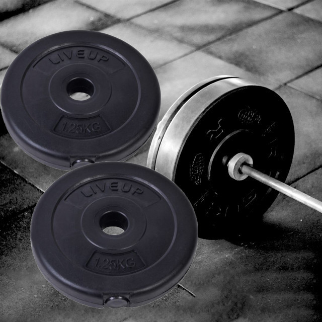 Disc greutate fitness pentru bara sau gantera, 1.5 kg, diametru 28 mm |  Okazii.ro