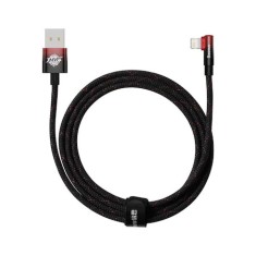 Cablu Baseus MVP 2 Elbow , USB/Lightning, Quick Charge, 2.4A, 2m, Rosu