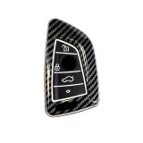 Husa de protectie Premium pentru cheie BMW compatibila cu X1, X2, X3, X6, X5, Seria 3,5,6,7,8, Seria F, G, Aspect Carbon, LUVLU&trade;