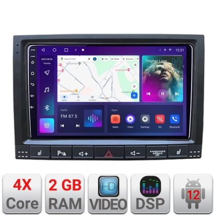 Navigatie VW Touareg 2004-2010 2+32 GB Android Waze USB Navigatie Internet Youtube Radio Kit-042-v2+EDT-E209 CarStore Technology