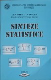 Sinteze Statistice - Andrei Novak, Editura Sylvi, 2003, Marketing, Economie, 66 pagini